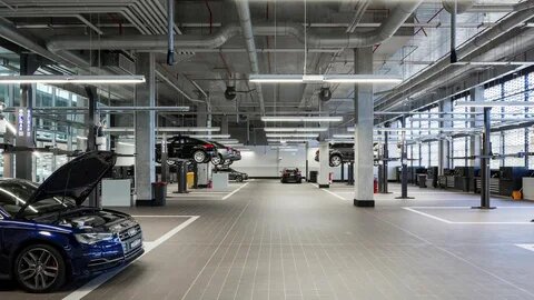 A image of audi servicing centre